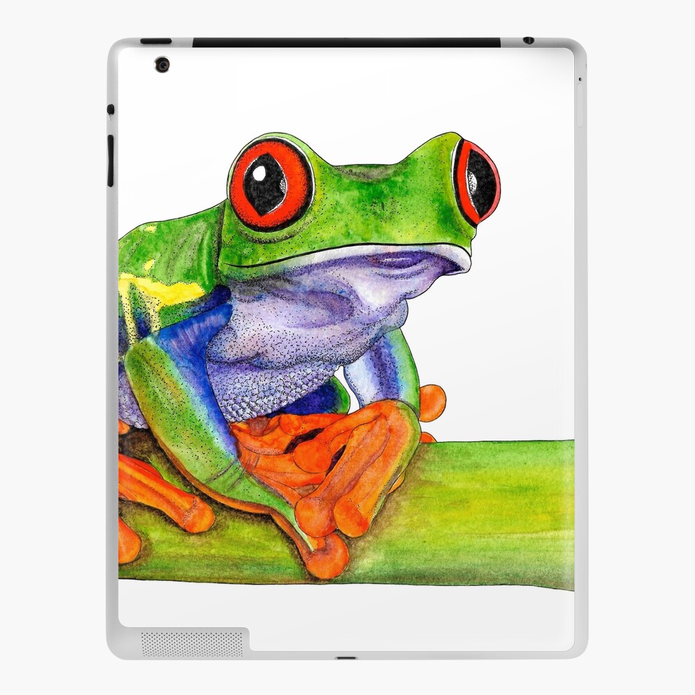 Read Eyed Tree Frog Realistic Painting -  Israel