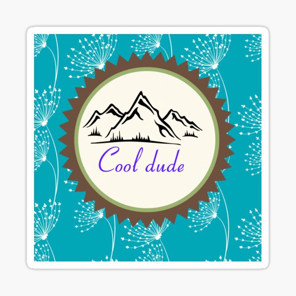 Item preview, cooldude design for Redbubble designed and sold by vikramnegi.