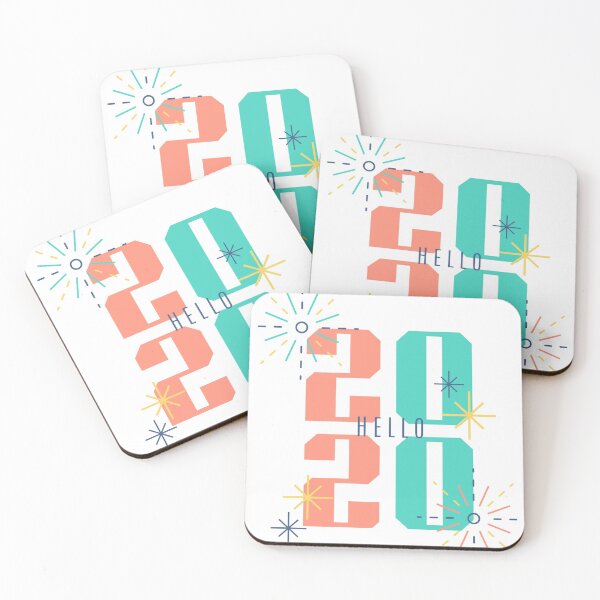 2020 goals shirt Coasters (Set of 4)