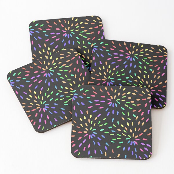 Item preview, Rainbiw Petals Fireworks designed and sold by nutmegfairy.
