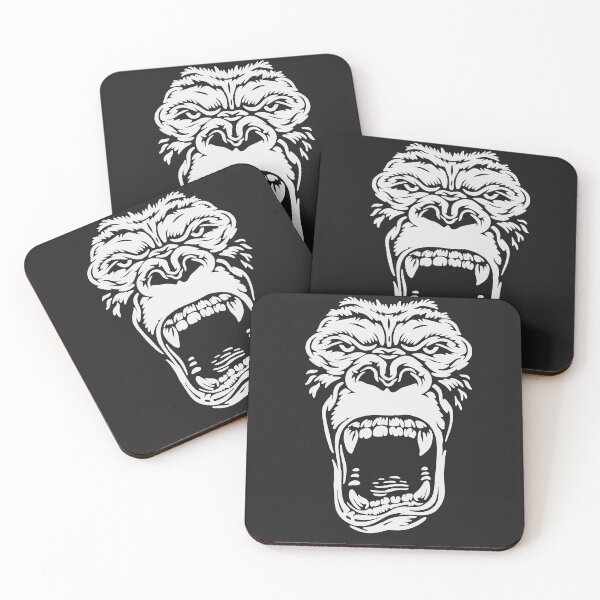 Item preview, Wild Gorilla Face Minimal  designed and sold by isstgeschichte.