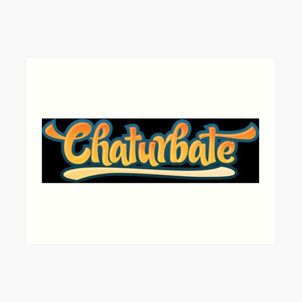 CHATURBATE porn sex pornstar sexcam Art Print