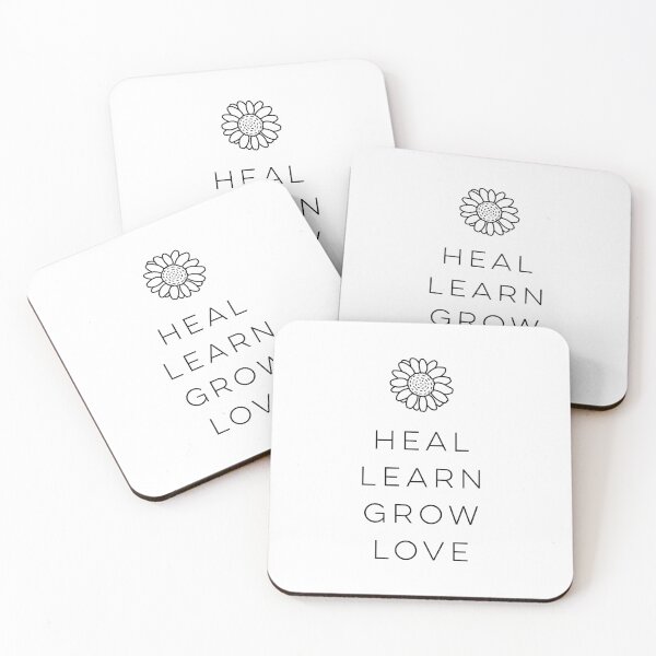 Item preview, Heal Learn Grow Love designed and sold by wisemagpie.