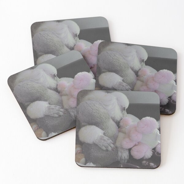 Item preview, Beau poodle with his babies designed and sold by ThePoodleandCo.