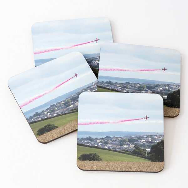 Item preview, Red Arrows Over Falmouth Cornwall designed and sold by Terri Waters Photography & Design.