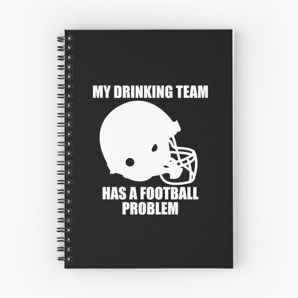 Item preview, Funny Football Player Drinking Team designed and sold by TopDawgDesigns.