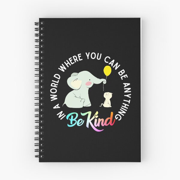 Item preview, In a world where you can be anything be kind elephant cute cat and balloon kindness gifts autism awareness month  designed and sold by alenaz.