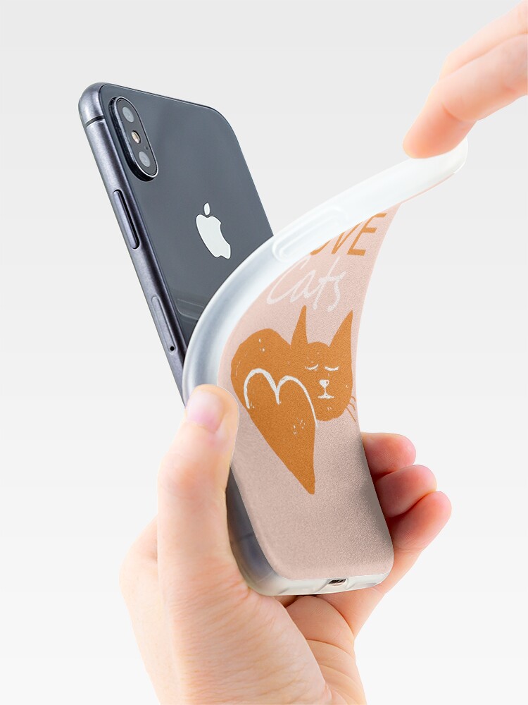 Alternate view of Love cats iPhone Case & Cover