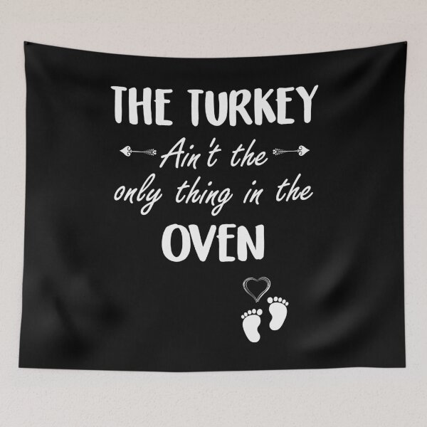 Item preview, Turkey Oven Thanksgiving Pregnancy designed and sold by TopDawgDesigns.