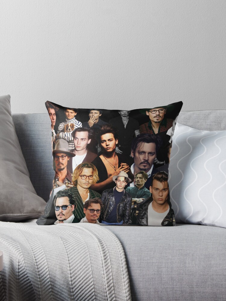 Johnny hotsell depp pillow