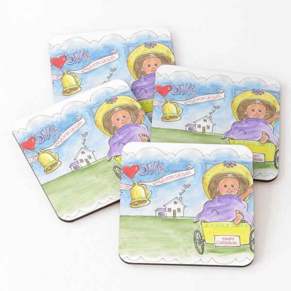 Item preview, Love, marriage...baby carriage designed and sold by DougalArt.