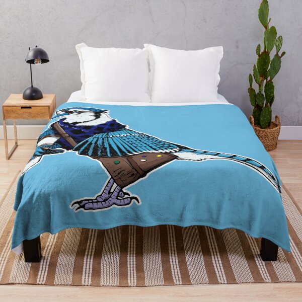Item preview, Hipster Blue Jay with Coffee designed and sold by deancoledesign.