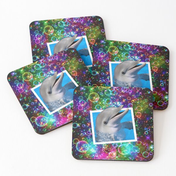 Item preview, Happy Dolphin Selfie designed and sold by ChicoryJunction.