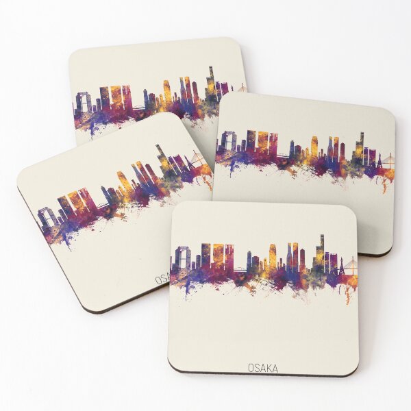 Item preview, Osaka Japan Skyline designed and sold by ArtPrints.