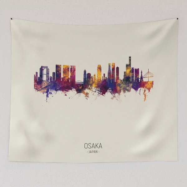 Item preview, Osaka Japan Skyline designed and sold by ArtPrints.