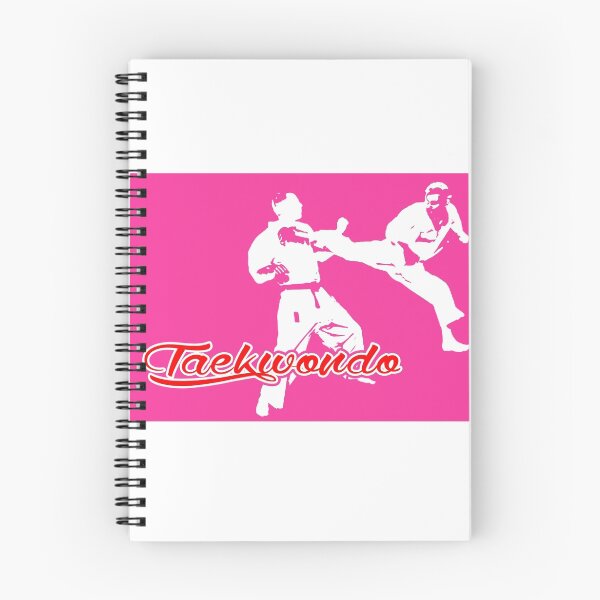 Item preview, Taekwondo Jumping Back Kick Pink  designed and sold by yin888.