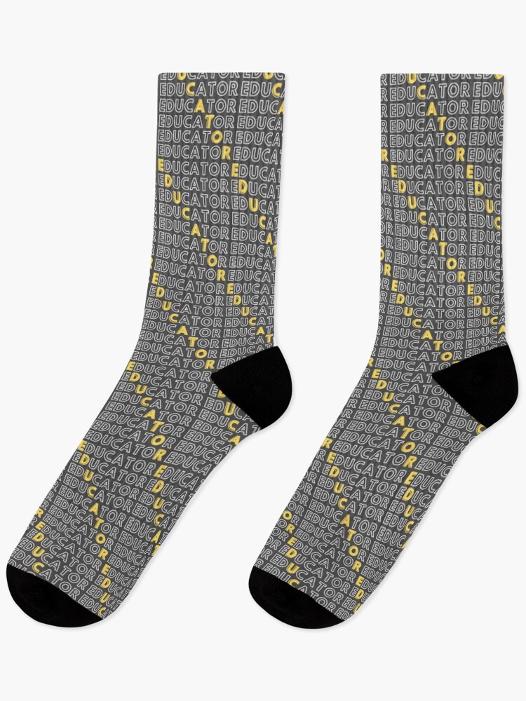 Thumbnail 1 of 5, Socks, EDUCATOR - in Knowledge is Power designed and sold by RIVEofficial.