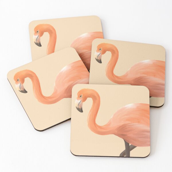 Item preview, Coral-Colored Flamingo designed and sold by MossyMemory.