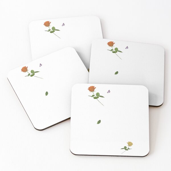 Item preview, Two Roses and a Butterfly. White background designed and sold by MindTravel.