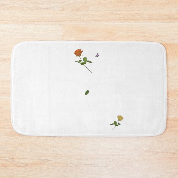 Item preview, Two Roses and a Butterfly. White background designed and sold by MindTravel.