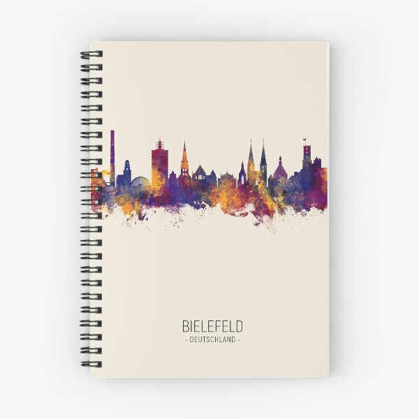 Item preview, Bielefeld Germany Skyline designed and sold by ArtPrints.