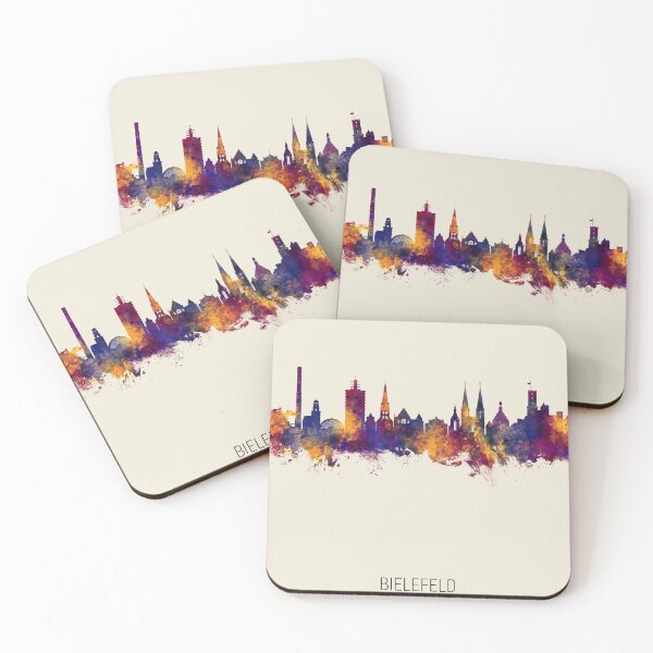 Item preview, Bielefeld Germany Skyline designed and sold by ArtPrints.