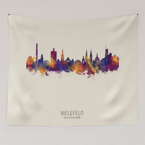Item preview, Bielefeld Germany Skyline designed and sold by ArtPrints.