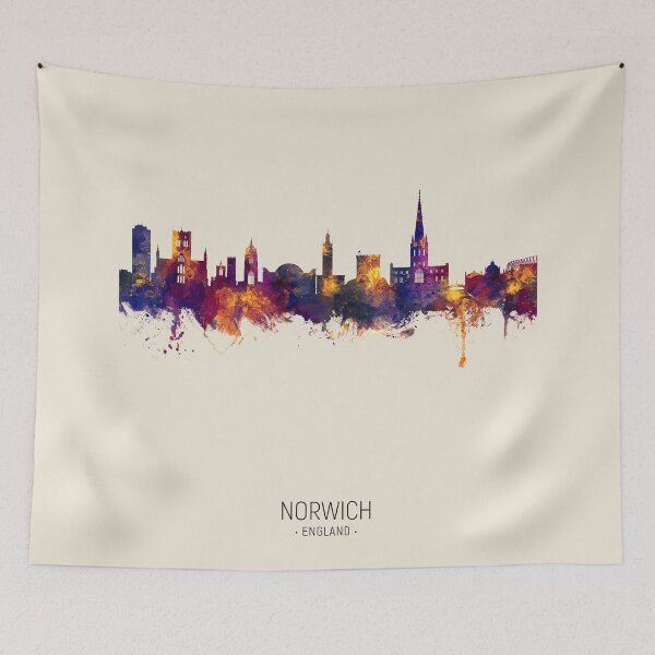 Item preview, Norwich England Skyline designed and sold by ArtPrints.