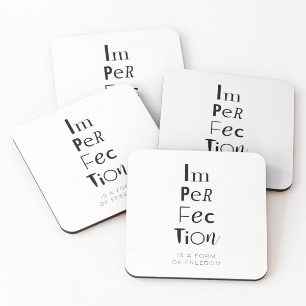 Item preview, Imperfection is a form of freedom designed and sold by wisemagpie.
