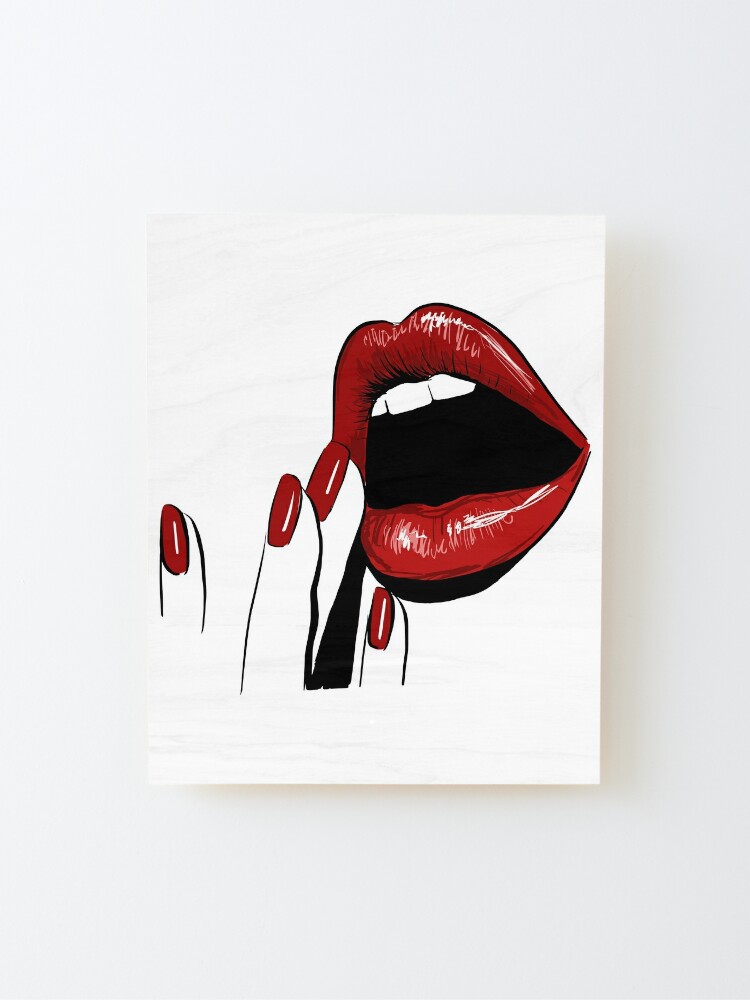 Louis Vuitton Red Lips & Nails  Lip art, Lip art makeup, Lipstick art