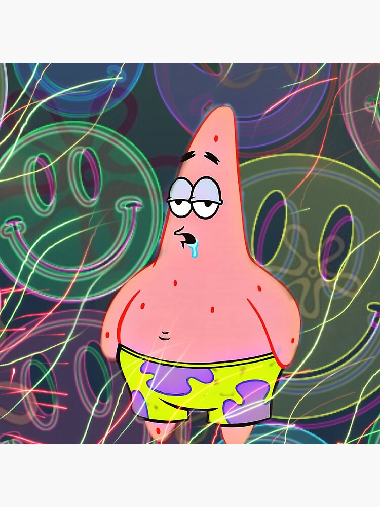  Patrick Star Meme Metal Print For Sale By Armanilexus Redbubble