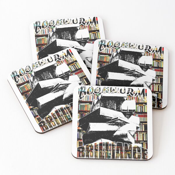 Item preview, Bookworm, Brilliance, Genius, Educational art work design for clothing, printing, decorative  designed and sold by SueSakpal.
