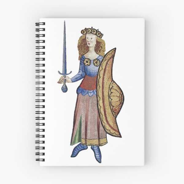 Item preview, Medieval Warrior Woman with Sword and Shield designed and sold by emovendo.