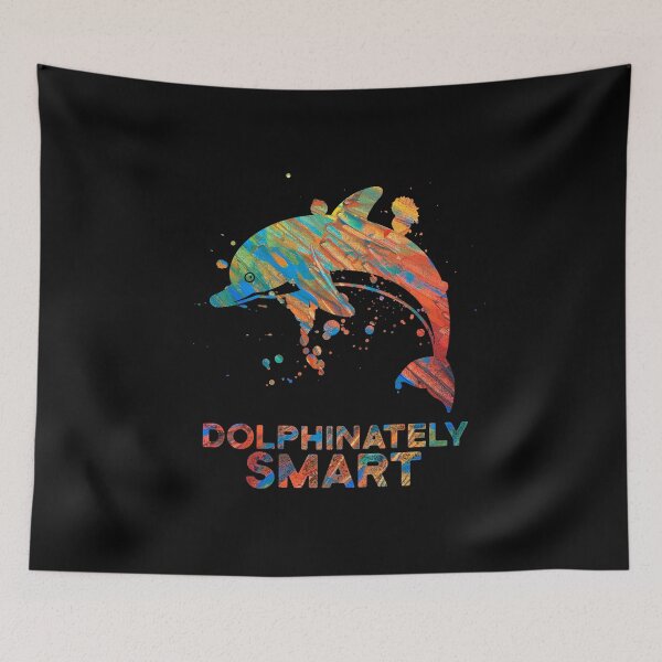 Item preview, Dolphin - Dolphinately Smart designed and sold by the-animal-dude.