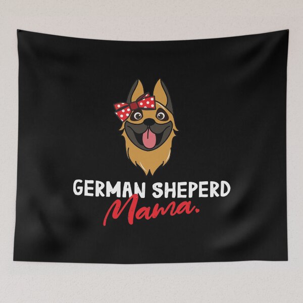 Artikelvorschau, German Shepherd Mama Dog Lover entworfen und verkauft von rafaeltto.