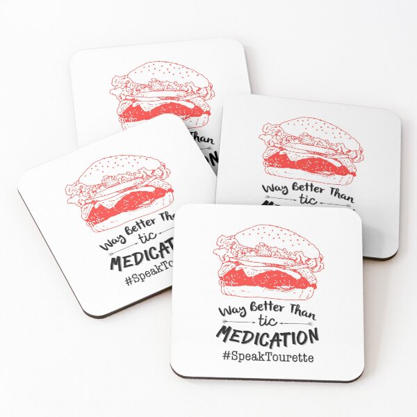 Item preview, Way Better Than Tic Medication. Burger, Tourette Syndrome Awareness , Tourettes designed and sold by MJDezigns.