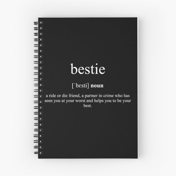 Item preview, Bestie Definition Dictionary Black Edition designed and sold by Designschmiede.