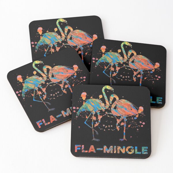 Item preview, Flamingo - Fla-Mingle designed and sold by the-animal-dude.