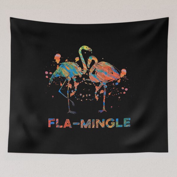 Item preview, Flamingo - Fla-Mingle designed and sold by the-animal-dude.