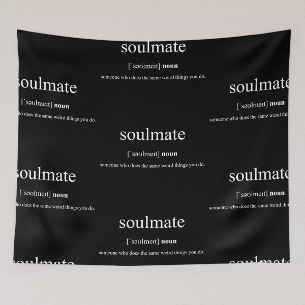 Item preview, Soulmate Definition Dictionary Black Edition designed and sold by Designschmiede.