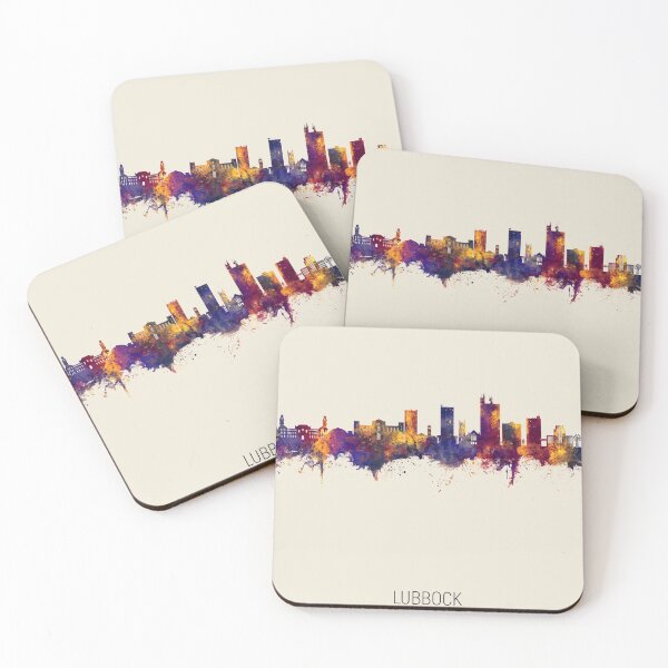 Artikelvorschau, Lubbock Texas Skyline entworfen und verkauft von ArtPrints.