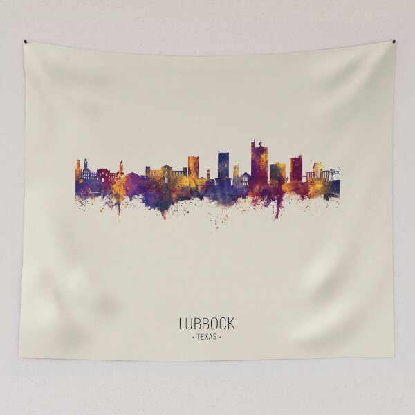 Item preview, Lubbock Texas Skyline designed and sold by ArtPrints.