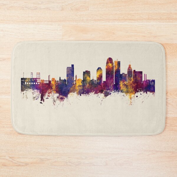 Item preview, Winston-Salem North Carolina Skyline designed and sold by ArtPrints.