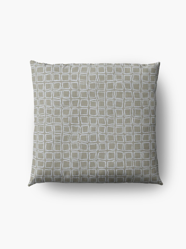 Alternate view of irregular rhombuses Floor Pillow