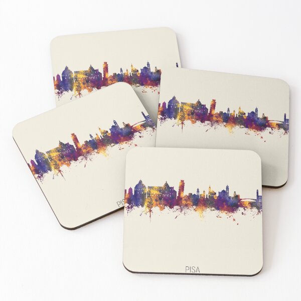 Item preview, Pisa Italy Skyline designed and sold by ArtPrints.