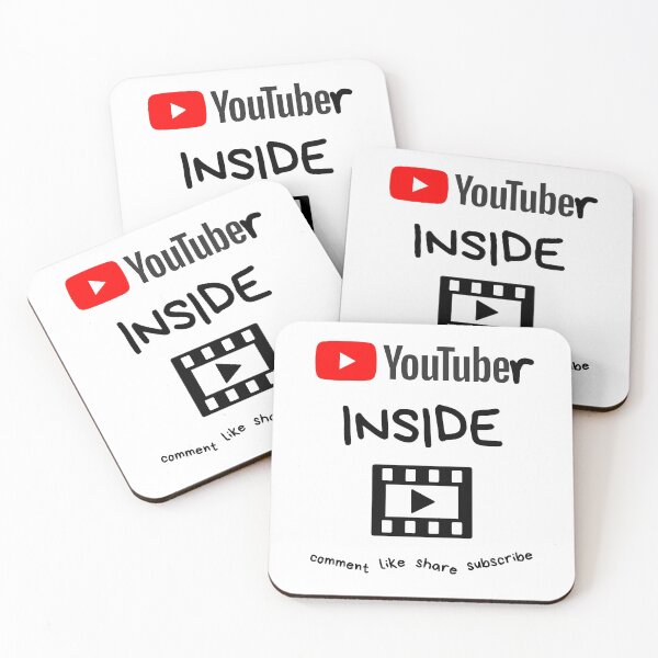 Item preview, YouTuber Inside - comment, like, share, subscribe designed and sold by RIVEofficial.