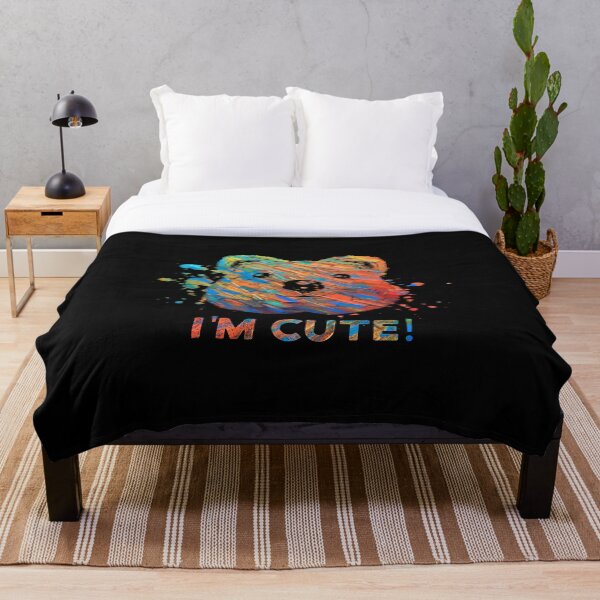 Quokka - I'M CUTE Throw Blanket