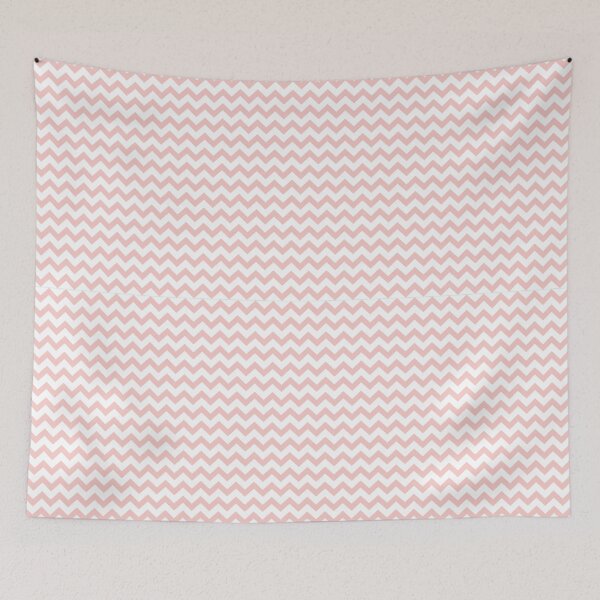 Item preview, Rose Quartz Chevron Pattern designed and sold by HomeLivingCo.