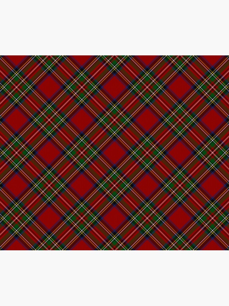 Royal Stewart Tartan Stuart Clan Plaid Tartan by podartist