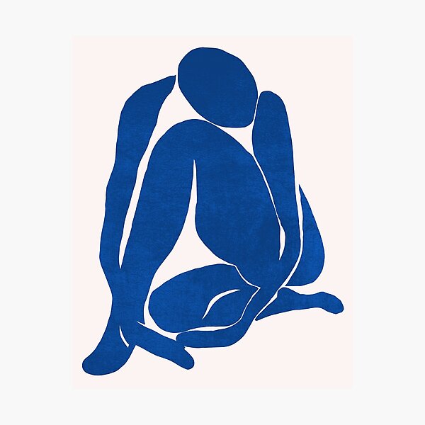Item preview, figure - Henri Matisse inspried (blue) designed and sold by drydry2.